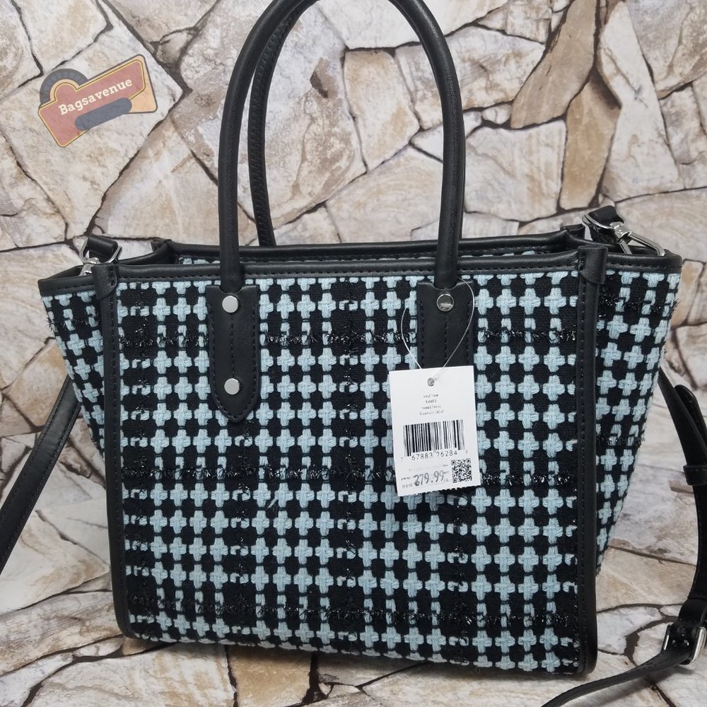 #bagsavenue fast ship new Ella Small Tote Crossbody in Tweed Fabric Kate Spade - Picture 9 of 11